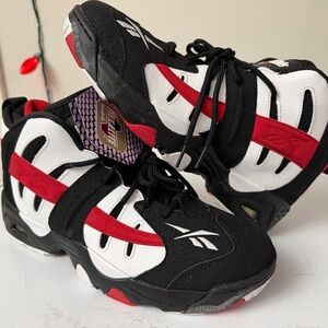 Reebok Shoes - Glenn Robinson The Rail Black Stadium Red White - Sz 9 Mens